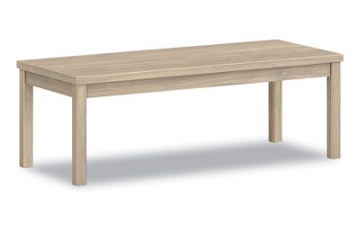 80000 Series Laminate Occasional Coffee Table, Rectangular, 48w x 20d x 16h, Kingswood Walnut