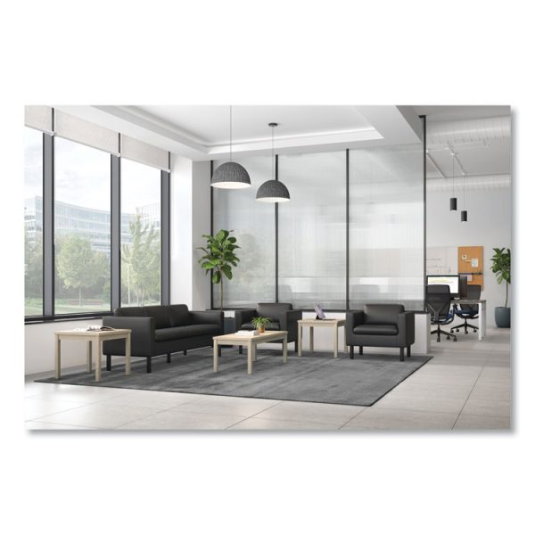 80000 Series Laminate Occasional Corner Table, 24d x 24w x 20h, Kingswood Walnut - Image 2