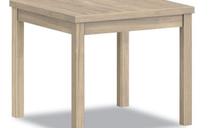 80000 Series Laminate Occasional Corner Table, 24d x 24w x 20h, Kingswood Walnut