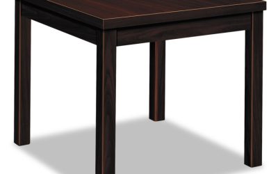 Laminate Occasional Table, Rectangular, 24w X 20d X 20h, Mahogany