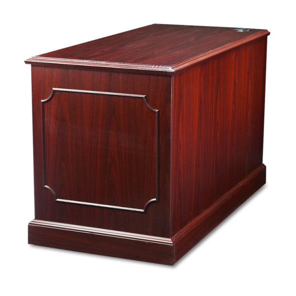 94000 Series "L" Workstation Right Return, 48w x 24d x 29.5h, Mahogany - Image 2
