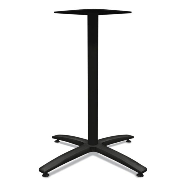 Between Seated-Height X-Base for 30" to 36" Table Tops, 26.18w x 29.57h, Black - Image 2