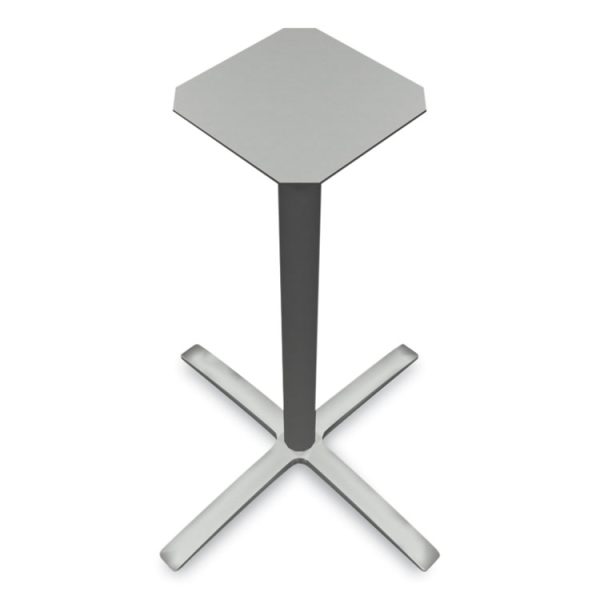 Between Standing-Height X-Base for 42" Table Tops, 32.68w x 41.12h, Silver - Image 3