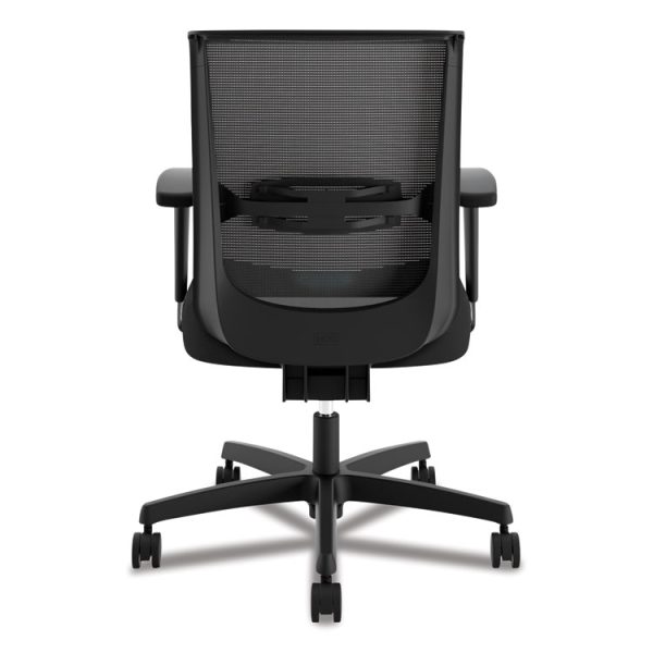 Convergence Mid-Back Task Chair, Synchro-Tilt And Seat Glide, Supports Up To 275 Lb, Black - Image 4