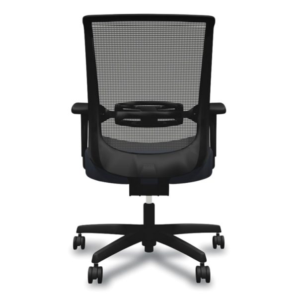 Convergence Mid-Back Task Chair, Synchro-Tilt And Seat Glide, Supports Up To 275 Lb, Navy Seat, Black Back/base - Image 4