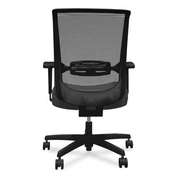 Convergence Mid-Back Task Chair, Swivel-Tilt, Supports Up To 275 Lb, 16.5" To 21" Seat Height, Iron Ore Seat, Black Back/base - Image 4
