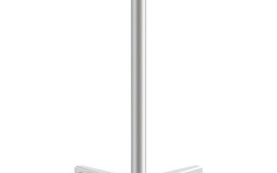 Arrange X-Leg Base for 42″ to 48″ Tops, 32w x 32d x 40h, Silver