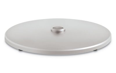 Arrange Disc Shroud Base, 32.71″ x 32.71″ x 1.42″, Silver, Steel