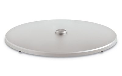 Arrange Disc Shroud Base, 26.82″ x 26.82″ x 1.42″, Silver, Steel