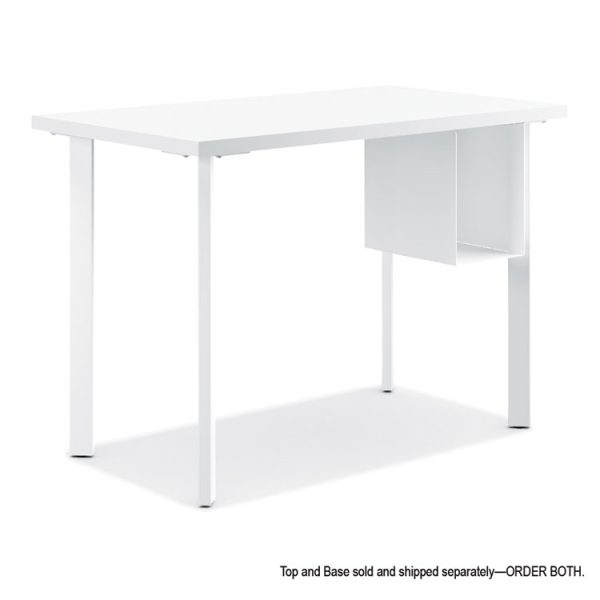 Coze Writing Desk Worksurface, Rectangular, 42" x 24", Designer White - Image 3