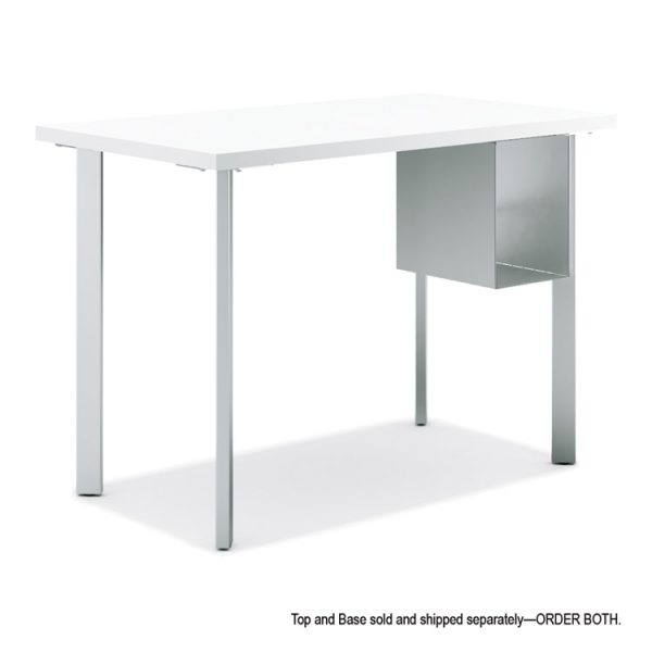 Coze Writing Desk Worksurface, Rectangular, 42" x 24", Designer White - Image 4
