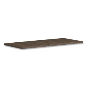 Coze Writing Desk Worksurface, Rectangular, 54" x 24", Florence Walnut