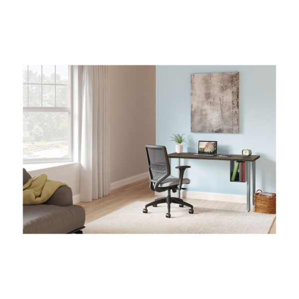 Coze Writing Desk Worksurface, Rectangular, 54" x 24", Florence Walnut - Image 5