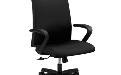 Ignition Series Executive High-Back Chair, Supports Up To 300 Lb, 17″ To 21″ Seat Height, Black