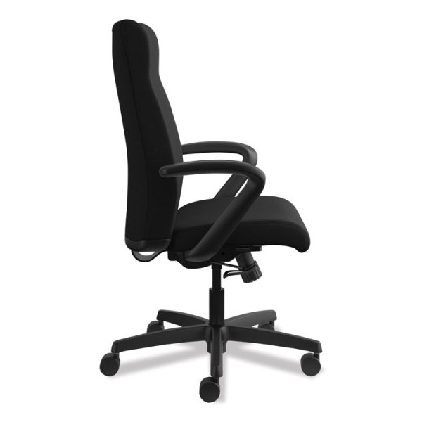 Ignition Series Executive High-Back Chair, Supports Up To 300 Lb, 17" To 21" Seat Height, Black - Image 3