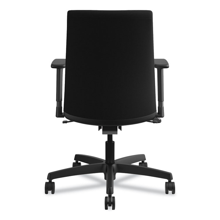 Ignition Series Fabric Low-Back Task Chair, Supports Up To 300 Lb, 17" To 21.5" Seat Height, Black - Image 6