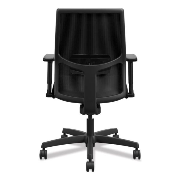 Ignition 2.0 4-Way Stretch Low-Back Mesh Task Chair, Supports Up to 300 lb, 16.75" to 21.25" Seat Height, Black - Image 5