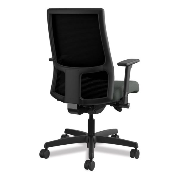 Ignition Series Mesh Mid-Back Work Chair, Supports Up To 300 Lb, 17.5" To 22" Seat Height, Iron Ore Seat, Black Back/base - Image 9