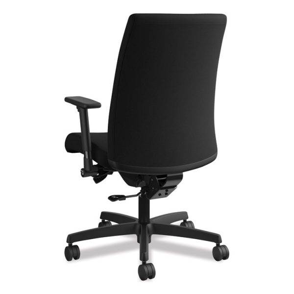 Ignition Series Mid-Back Work Chair, Supports Up To 300 Lb, 17" To 22" Seat Height, Black - Image 7