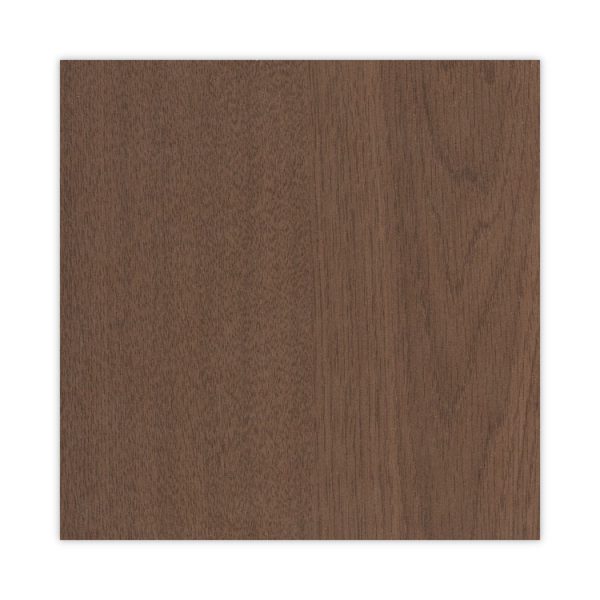 Mod Desk Hutch, 3 Compartments, 72w x 14d x 39.75h, Sepia Walnut - Image 4
