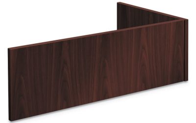 Foundation Reception Station – For Returns, 42.25w x 24d x 13h, Mahogany