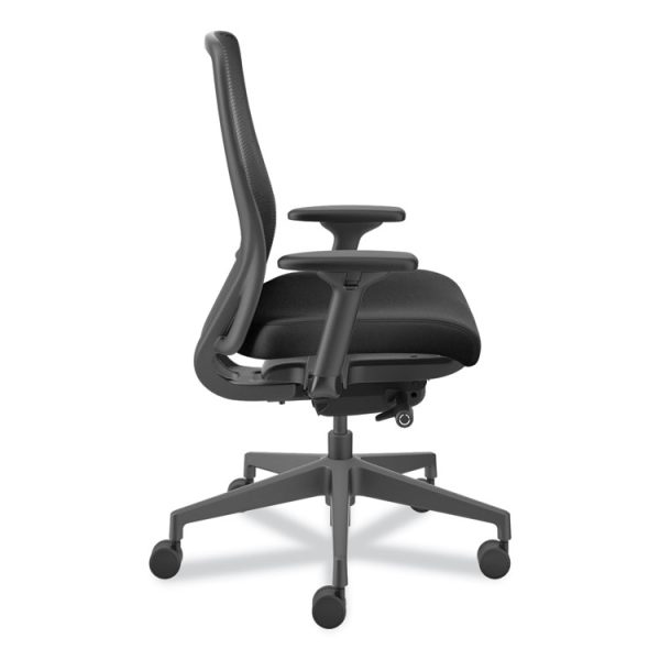 Nucleus Series Recharge Task Chair, Supports Up to 300 lb, 16.63 to 21.13 Seat Height, Black Seat/Back, Black Base - Image 3