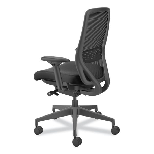 Nucleus Series Recharge Task Chair, Supports Up to 300 lb, 16.63 to 21.13 Seat Height, Black Seat/Back, Black Base - Image 6