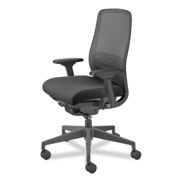 Nucleus Series Recharge Task Chair, Supports Up to 300 lb, 16.63 to 21.13 Seat Height, Black Seat/Back, Black Base - Image 7