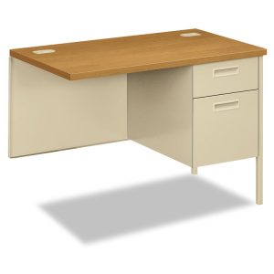 Metro Classic Series Workstation Return, Right, 42w x 24d x 29.5h, Harvest/Putty