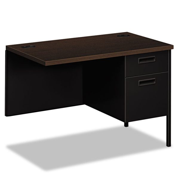 Metro Classic Series Workstation Return, Right, 42w x 24d x 29.5h, Mocha/Black