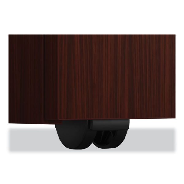 Mod Mobile Pedestal, Left or Right, 3-Drawers: Box/Box/File, Legal/Letter, Traditional Mahogany, 15" x 20" x 28" - Image 4