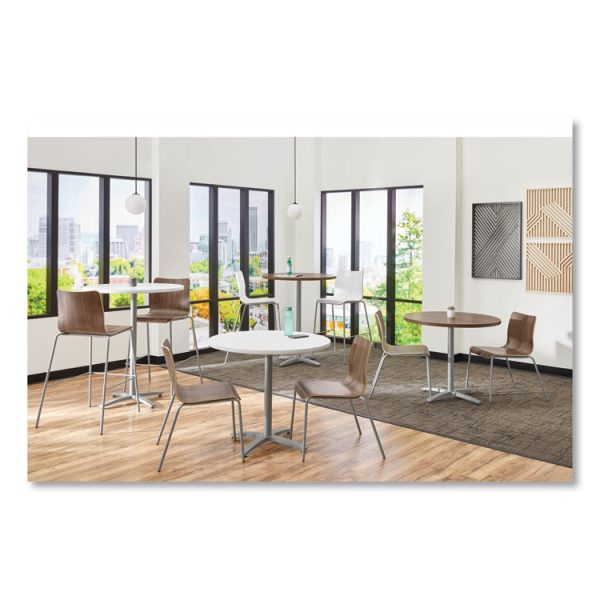 Ruck Laminate Chair, Supports Up to 300 lb, 18" Seat Height, Pinnacle Seat/Back, Silver Base - Image 3