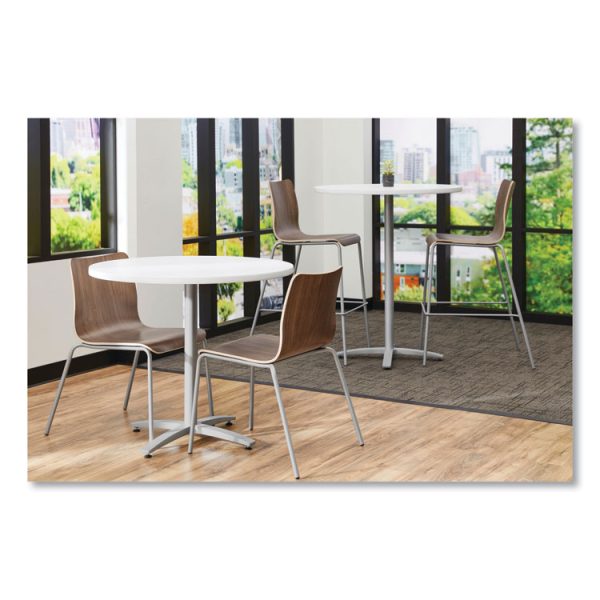 Ruck Laminate Chair, Supports Up to 300 lb, 18" Seat Height, Pinnacle Seat/Back, Silver Base - Image 4