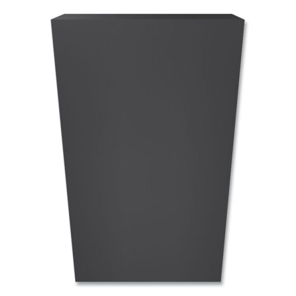 Metal Bookcase, Four-Shelf, 34.5w x 12.63d x 59h, Charcoal - Image 4
