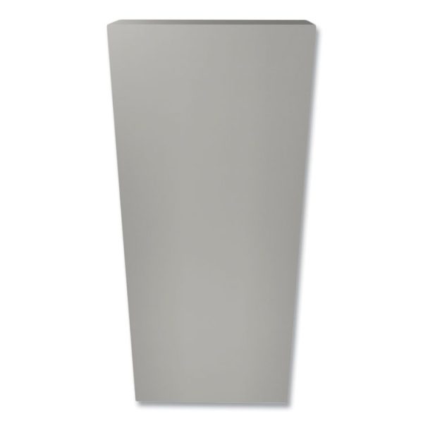 Metal Bookcase, Six-Shelf, 34.5w x 12.63d x 81.13h, Light Gray - Image 4