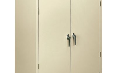 Assembled Storage Cabinet, 36w x 18.13d x 41.75h, Putty