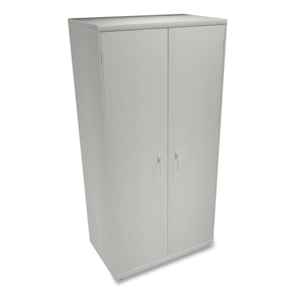 Assembled Storage Cabinet, 36w x 24.25d x 71.75h, Light Gray - Image 3