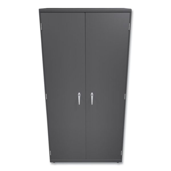 Assembled Storage Cabinet, 36w x 24.25d x 71.75, Charcoal - Image 2