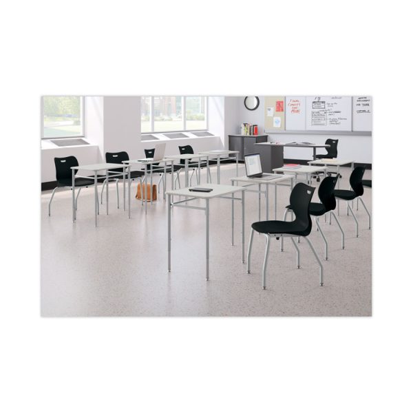 SmartLink Four-Leg Chair, 19.5" x 19.63" x 31", Onyx Seat, Onyx Base, 4/Carton - Image 8