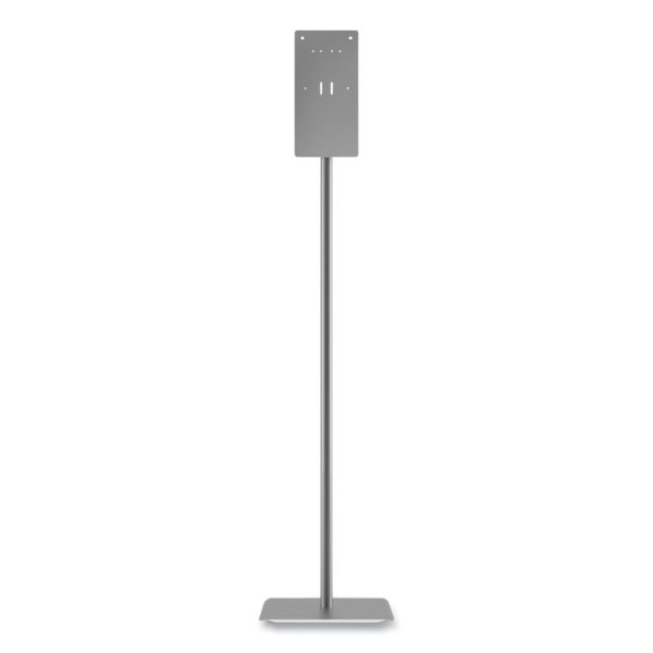 Hand Sanitizer Station Stand, 12 X 16 X 54, Silver - Image 3