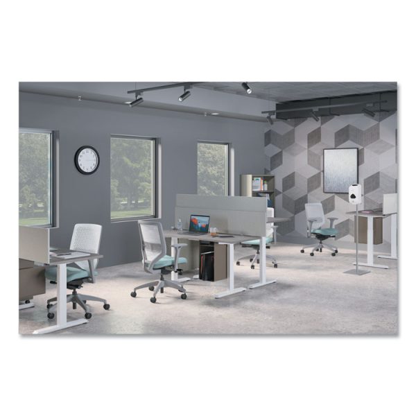 Hand Sanitizer Station Stand, 12 X 16 X 54, Silver - Image 9