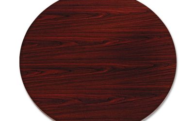 10500 Series Round Table Top, 42″ Diameter, Mahogany