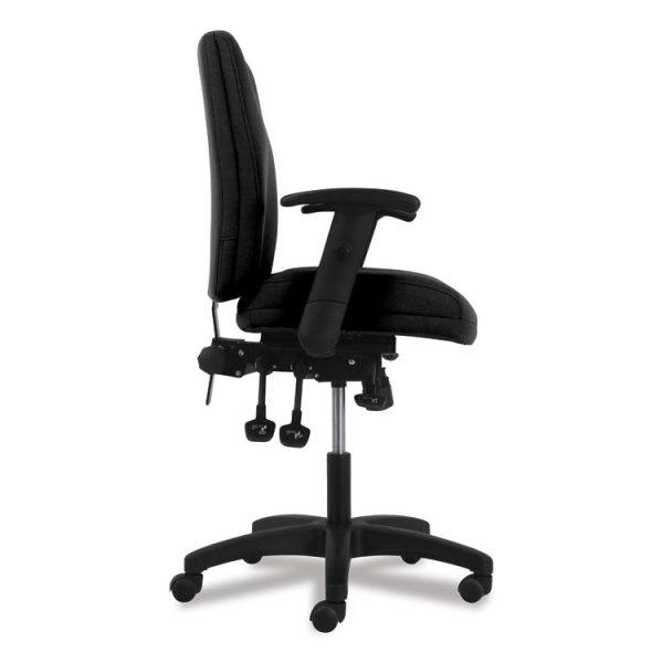 Network Mid-Back Task Chair, Supports Up To 250 Lb, 18.3" To 22.8" Seat Height, Black - Image 3