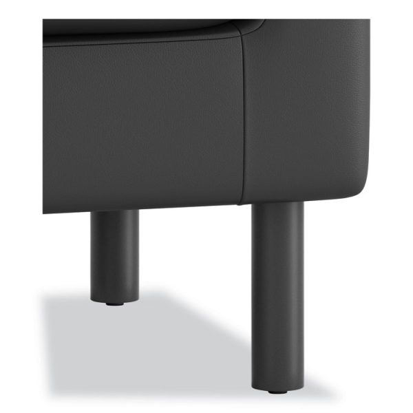 Parkwyn Series Club Chair, 33" x 26.75" x 29", Black Seat, Black Back, Black Base - Image 5