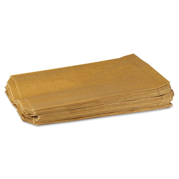 Napkin Receptacle Liners, 7.5" X 3" X 10.5", Brown, 500/carton - Image 2