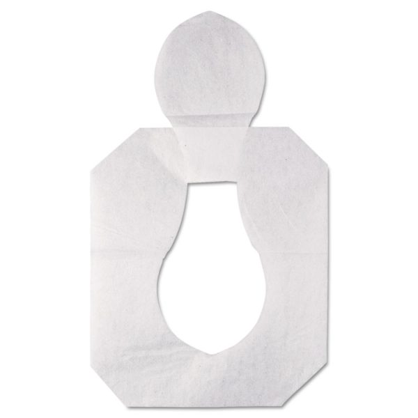 Health Gards Toilet Seat Covers, Half-Fold, 14.25 X 16.5, White, 250/pack, 4 Packs/carton - Image 3