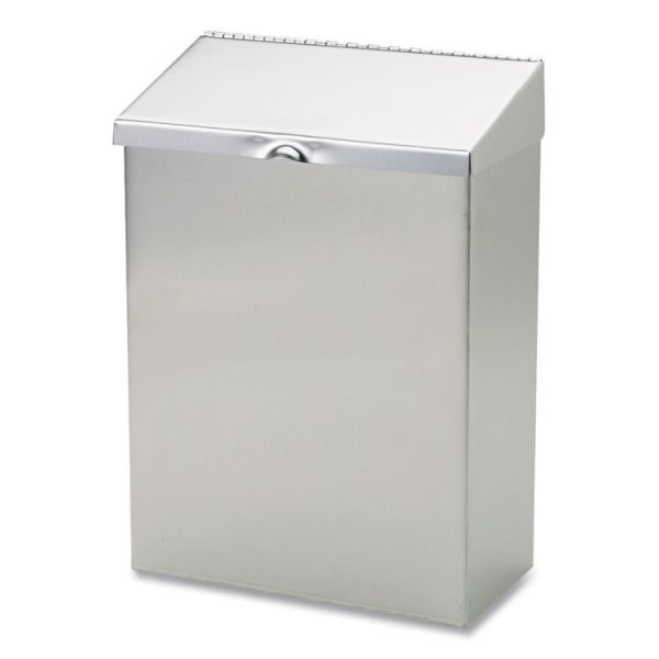 Wall Mount Sanitary Napkin Receptacle, Stainless Steel - Image 2