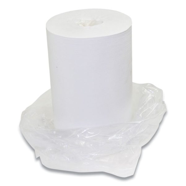 Easy Task A100 Wiper, Center-Pull, 1-Ply, 10 x 12, White, 275 Sheets/Roll with Zipper Bag, 6 Rolls/Carton - Image 3