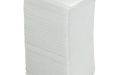 Easy Task F310 Wiper, Quarterfold, 1-Ply, 10 x 13, White, Zipper Bag, 175/Bag, 6 Bags/Carton