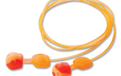 TrustFit Pod Corded Reusable Foam Earplugs, One Size Fits Most, 28 dB NRR, Orange, 1,000/Carton